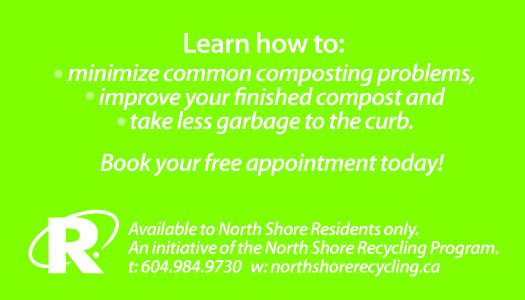 Back of North Shore compost coaching promotion card