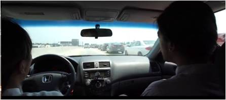 Video provides vivid HOV lane experience