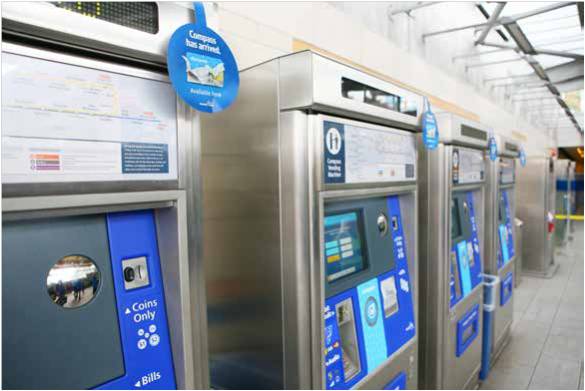 Promo on transit ticket machines 